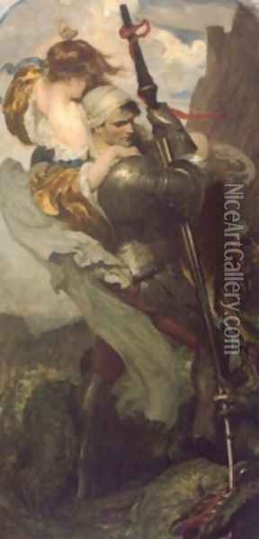 St George Oil Painting - Gustave Moreau