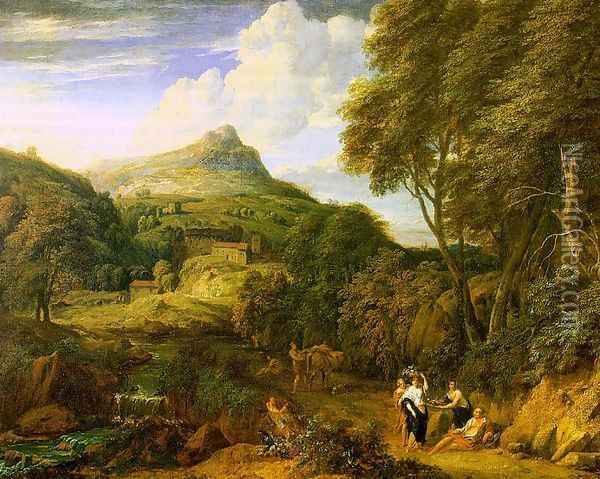 Mountainous Landscape Oil Painting - Cornelis Huysmans