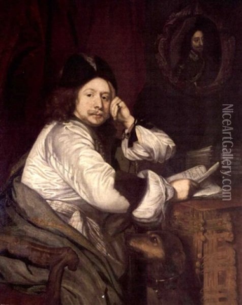 Portrait Of Thomas Killigrew Oil Painting - William Sheppard