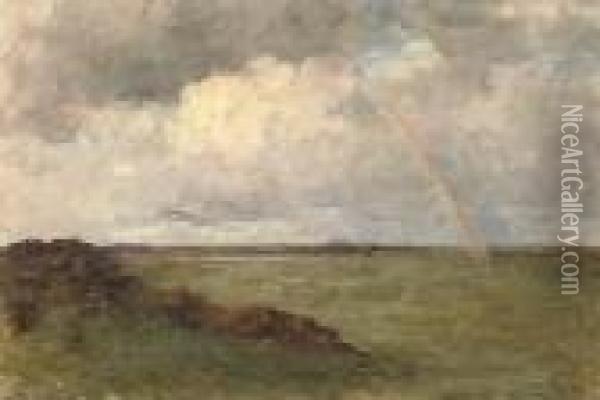The Rainbow Oil Painting - Nathaniel R.H.A. Hone Ii,