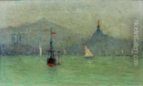 Bonne-mere, Marseille Oil Painting - Marie-Gabriel Biessy