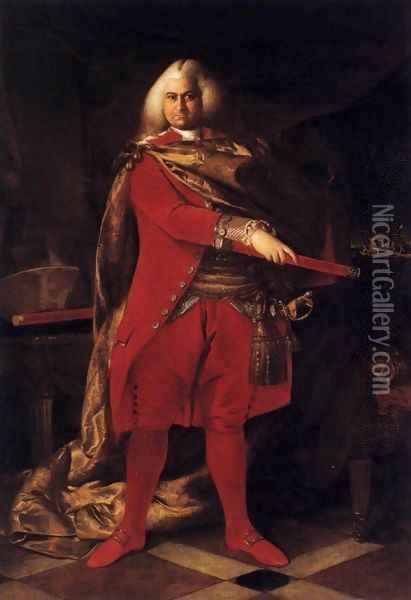 Portrait of the Nobleman Francesco Falier Oil Painting - Bernardino Castelli