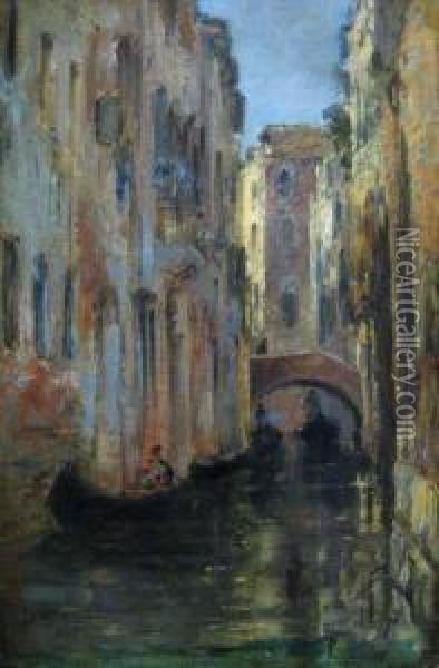 Venise Oil Painting - Joseph Saint-Germier