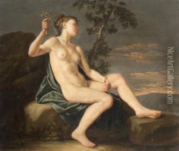 Figura Mitologica (lachesi?) Oil Painting - Donato Creti