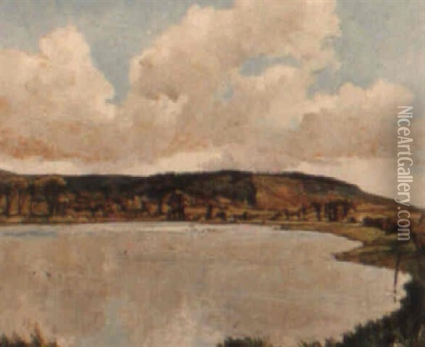 A Scottish Loch Oil Painting - Alexander Jamieson