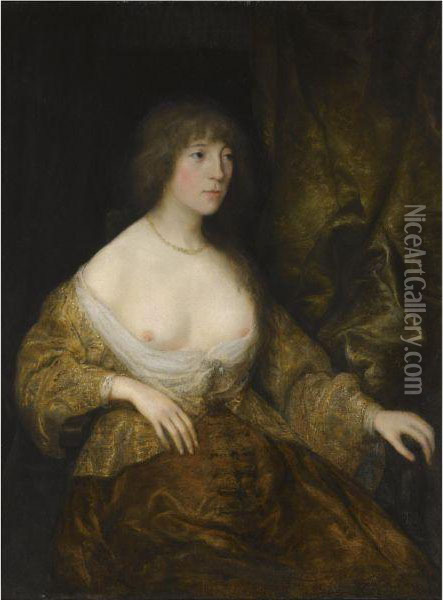 Portrait Of A Ladt Oil Painting - Rembrandt Van Rijn