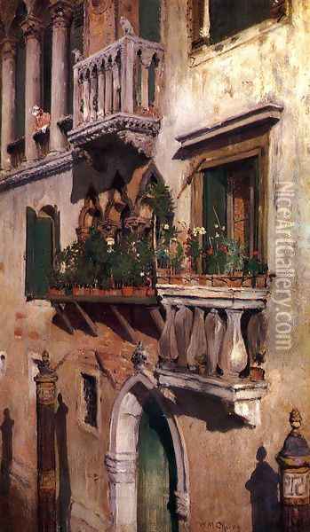 Venice Oil Painting - William Merritt Chase