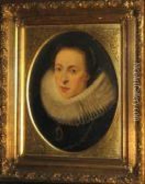 Portraitof A Lady Oil Painting - Peter Paul Rubens