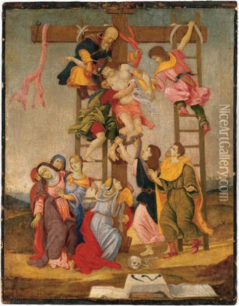 The Deposition Oil Painting - Filippino Lippi