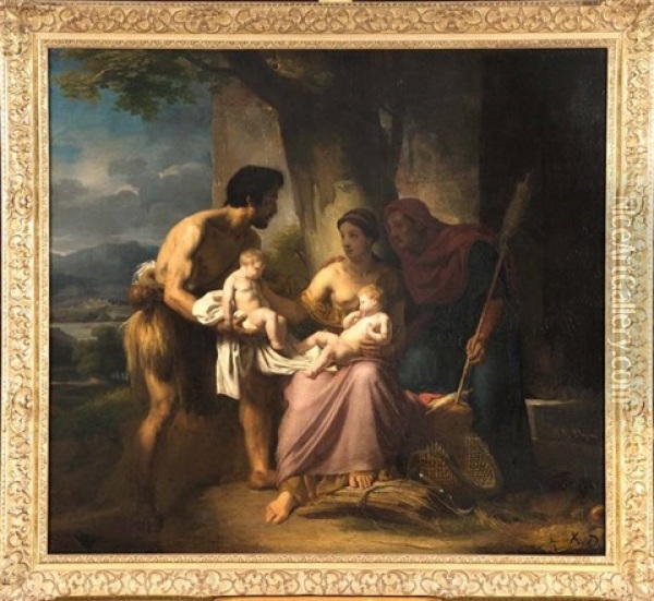 La Naissance De Rome Oil Painting - Francois Xavier Dupre