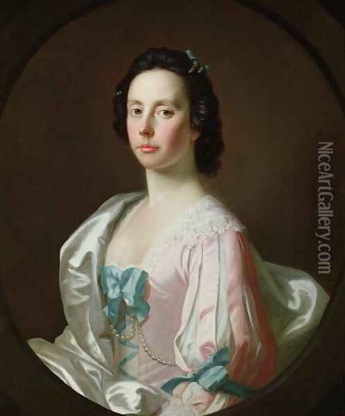 Portrait of Julia Musgrave Oil Painting - Allan Ramsay