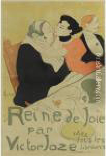 Reine De Joie (d. 342; A. 5; W. P3; Adr. 5) Oil Painting - Henri De Toulouse-Lautrec