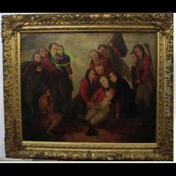 Death Of General Wolfe Oil Painting - Benjamin West