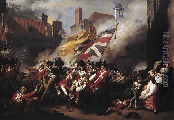 The Death Of Major Pierson Oil Painting - John Singleton Copley