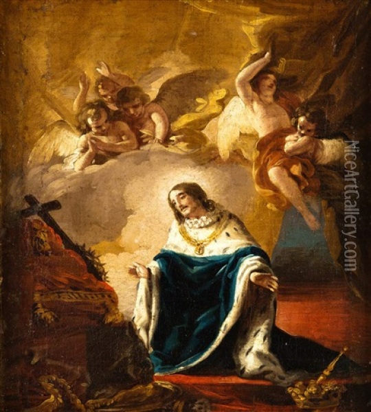 San Luis Rey De Francia Oil Painting - Jose del Castillo