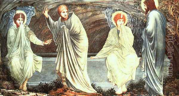 The Morning of the Resurrection 1882 Oil Painting - Sir Edward Coley Burne-Jones