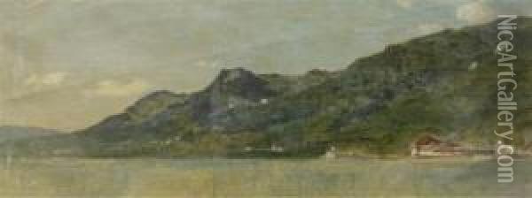 Chillon Et Granchamp Oil Painting - Francois Bocion