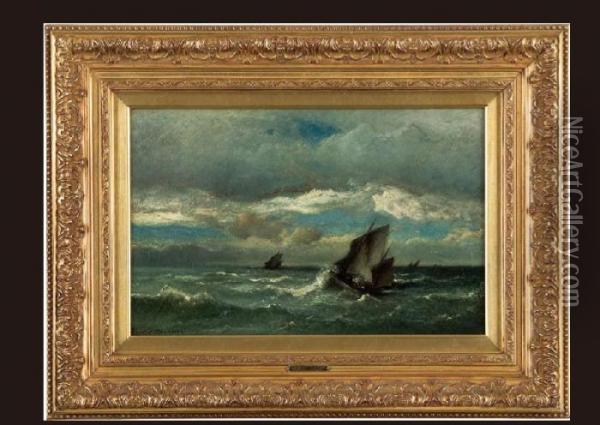Sea View Oil Painting - Jules Dupre
