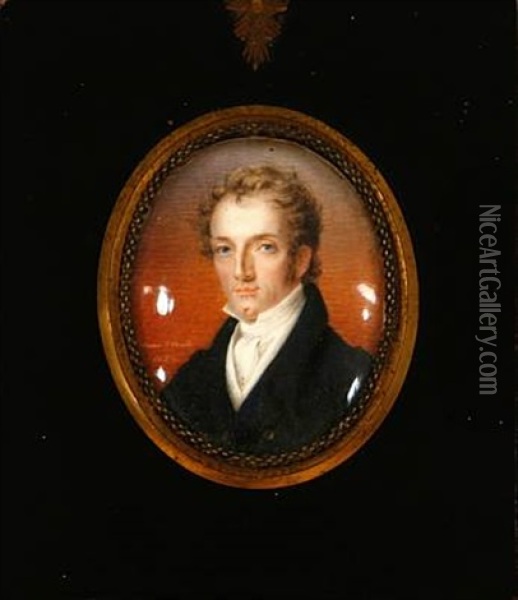 Portrait Of A Young Man Oil Painting - Anna Claypoole Peale