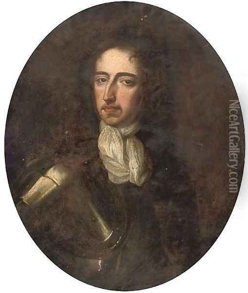Portrait of William III (1650-1702) Oil Painting - William Wissing or Wissmig