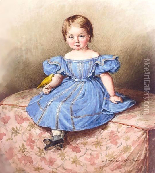 Portrait Of Frederic Stansfield Herries Oil Painting - Mary Ellen Best