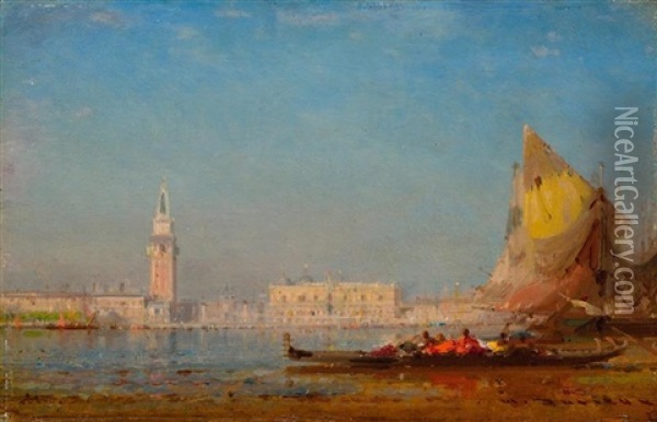 Venedig Oil Painting - Henri Duvieux