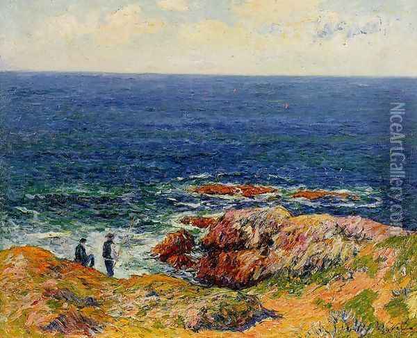 The Breton Coast II Oil Painting - Henri Moret