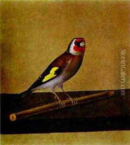 A Bird 1810s Oil Painting - Fedor Petrovich Tolstoy