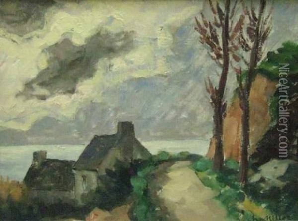 Paysage Breton Oil Painting - Jean-Charles Millet