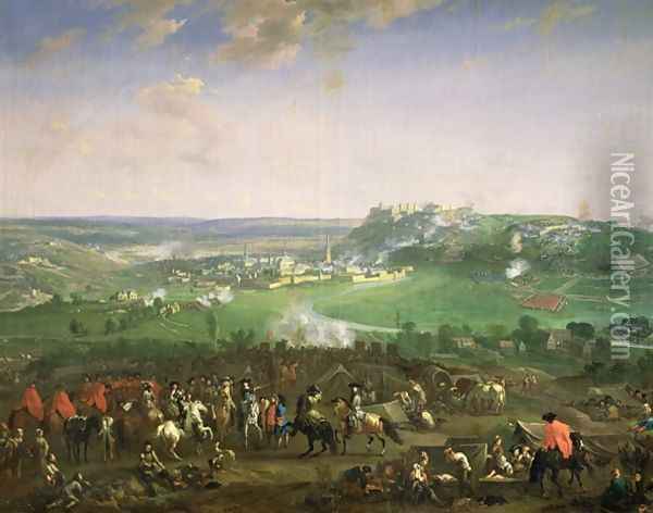 The Siege of Namur Oil Painting - Jan van Hugthenburgh