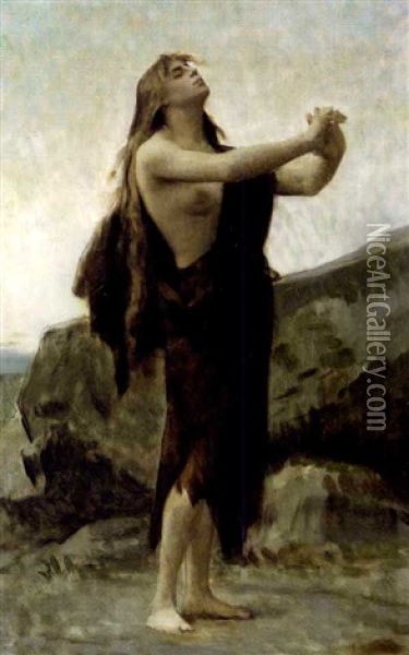 Eve Oil Painting - Alexandre Cabanel