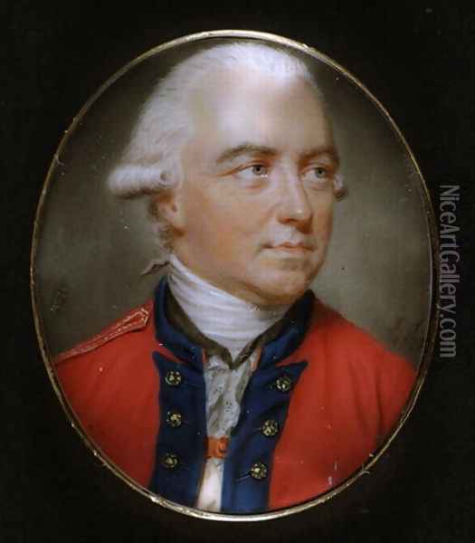General Sir Henry Clinton 1730-95 c.1777 Oil Painting - John Smart