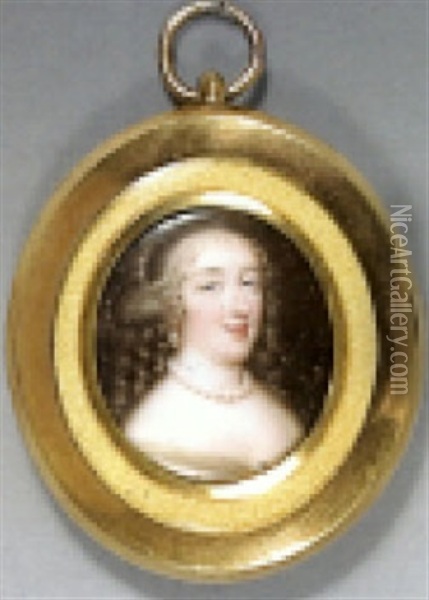 Anne-marie De Gonzague De Cleves Oil Painting - Jean Petitot the Elder