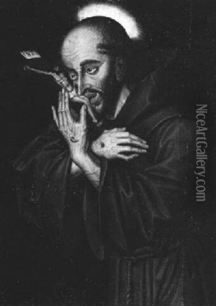 Der Heilige Franziskus Oil Painting - Luis de Morales