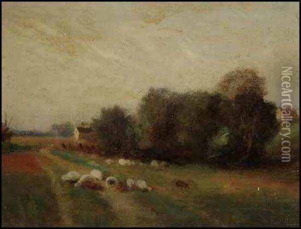 The Willows, Sackville, Nb Oil Painting - John A. Hammond