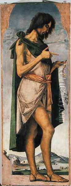 St. John the Baptist Oil Painting - Alvise Vivarini