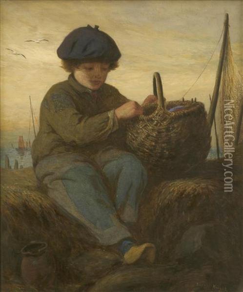 The Fisherboy Oil Painting - Joseph Knight