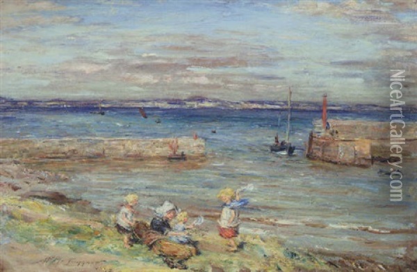 Port Seton Oil Painting - William McTaggart