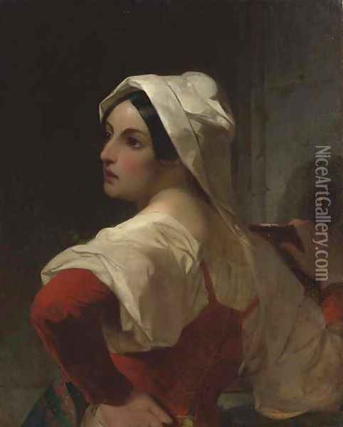 Portrait of a Lady 2 Oil Painting - Thomas Sully