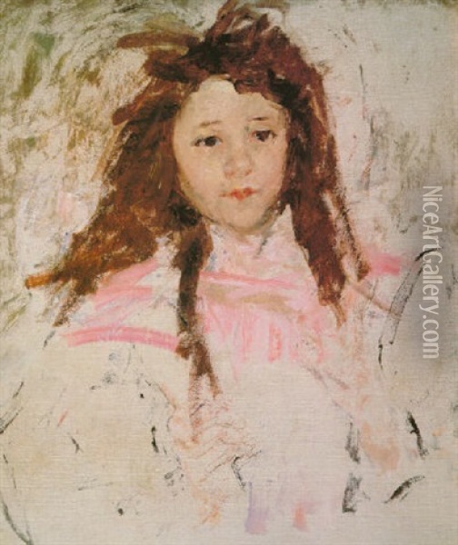 Agnes Oil Painting - Mary Cassatt