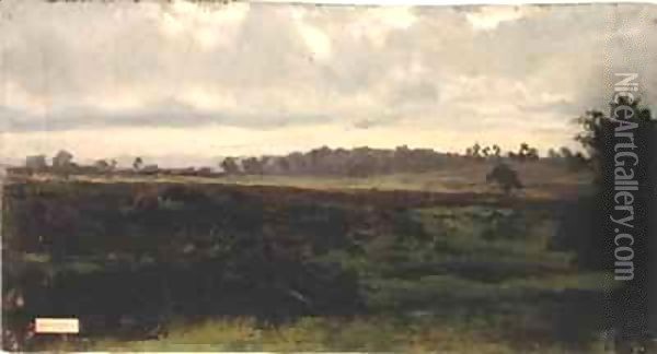 Marshlands Oil Painting - Auguste Bonheur