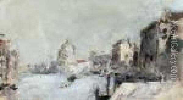 The Grand Canal, Venice Oil Painting - Hercules Brabazon Brabazon