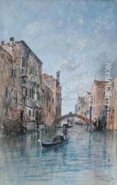 Venezia Oil Painting - Francesco, Lord Mancini