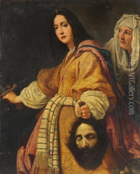 Judith Mit Dem Haupt Des Holofernes Oil Painting - Cristofano Allori
