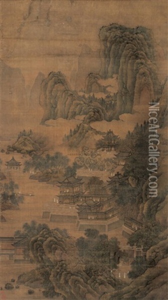 Palace Oil Painting -  Fang Danian