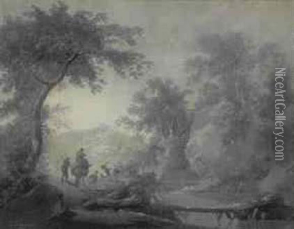 Adam Et Eve Chasses Du Paradis Oil Painting - Maarten de Vos