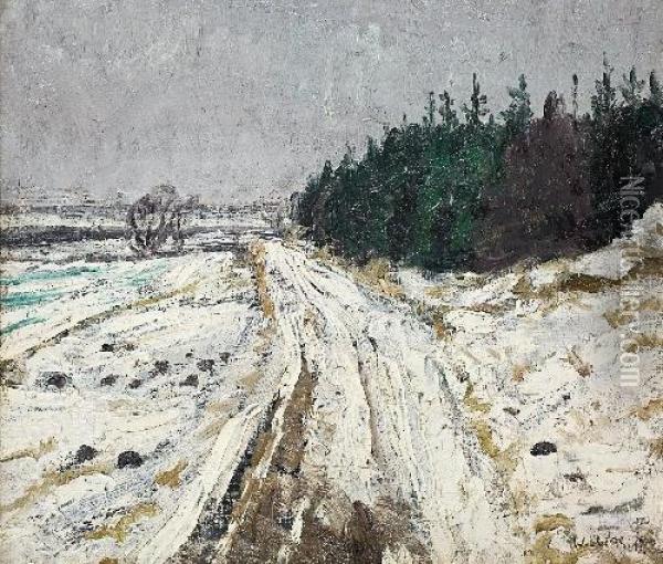 Winterlandschaft Oil Painting - Wilhelm, Willi Lucas