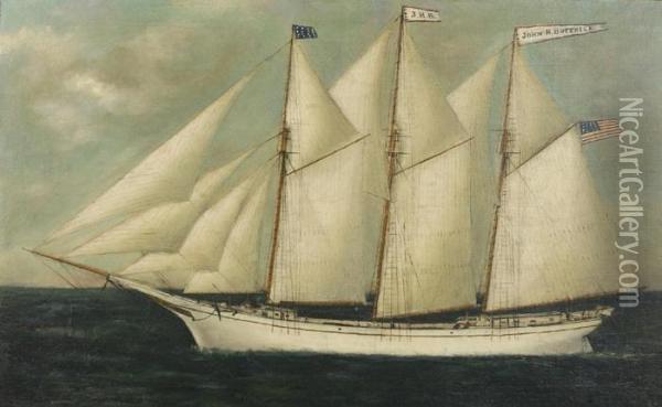The Americanthree-masted Schooner 