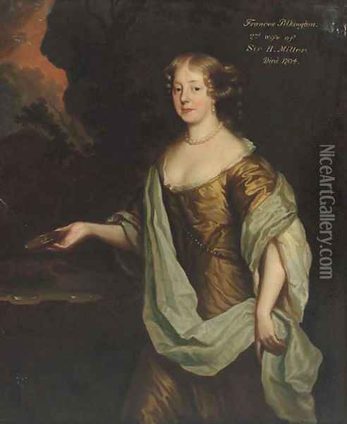 Portrait of Frances Pilkington Oil Painting - Sir Peter Lely