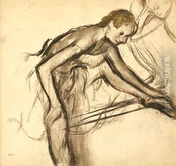 Danseuse au repos 2 Oil Painting - Edgar Degas